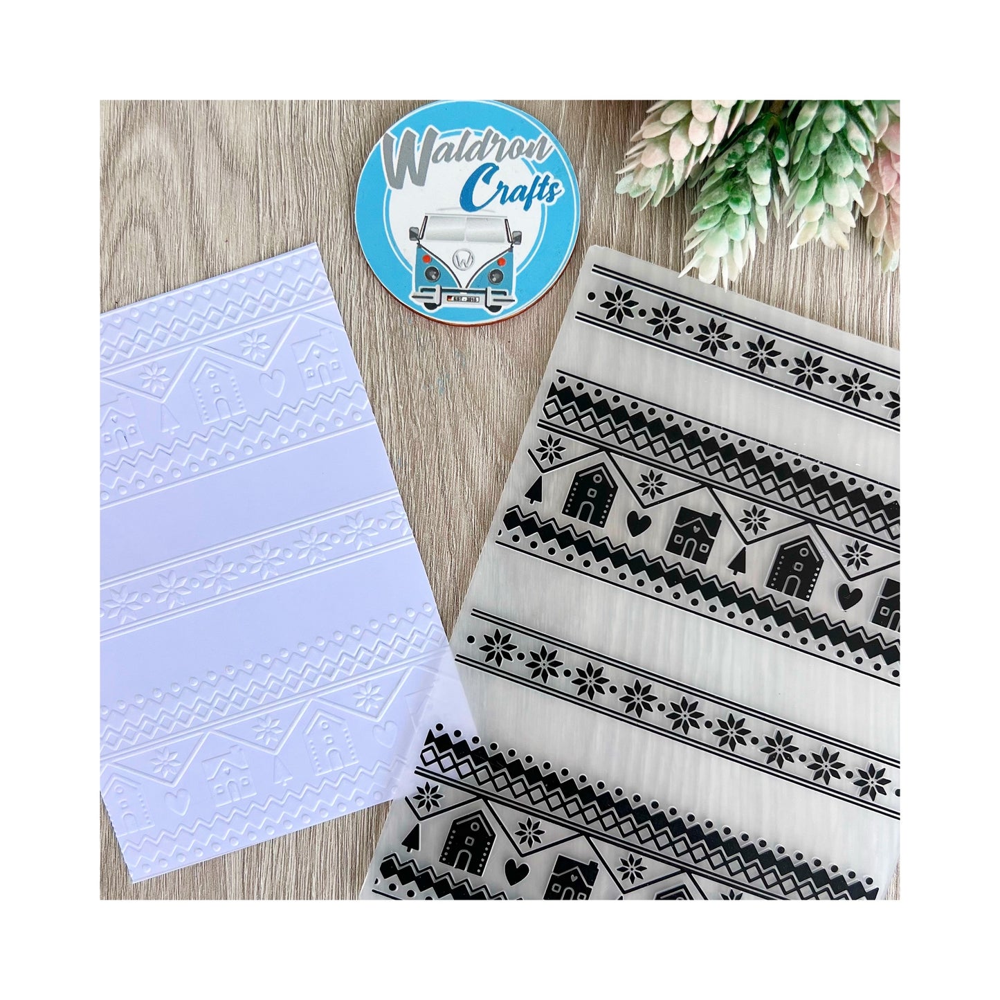 Casitas ambossing folder