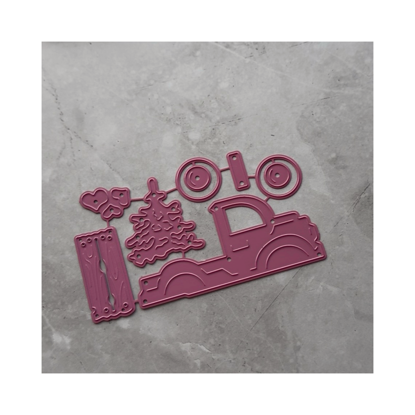 Troquel Camión de Navidad