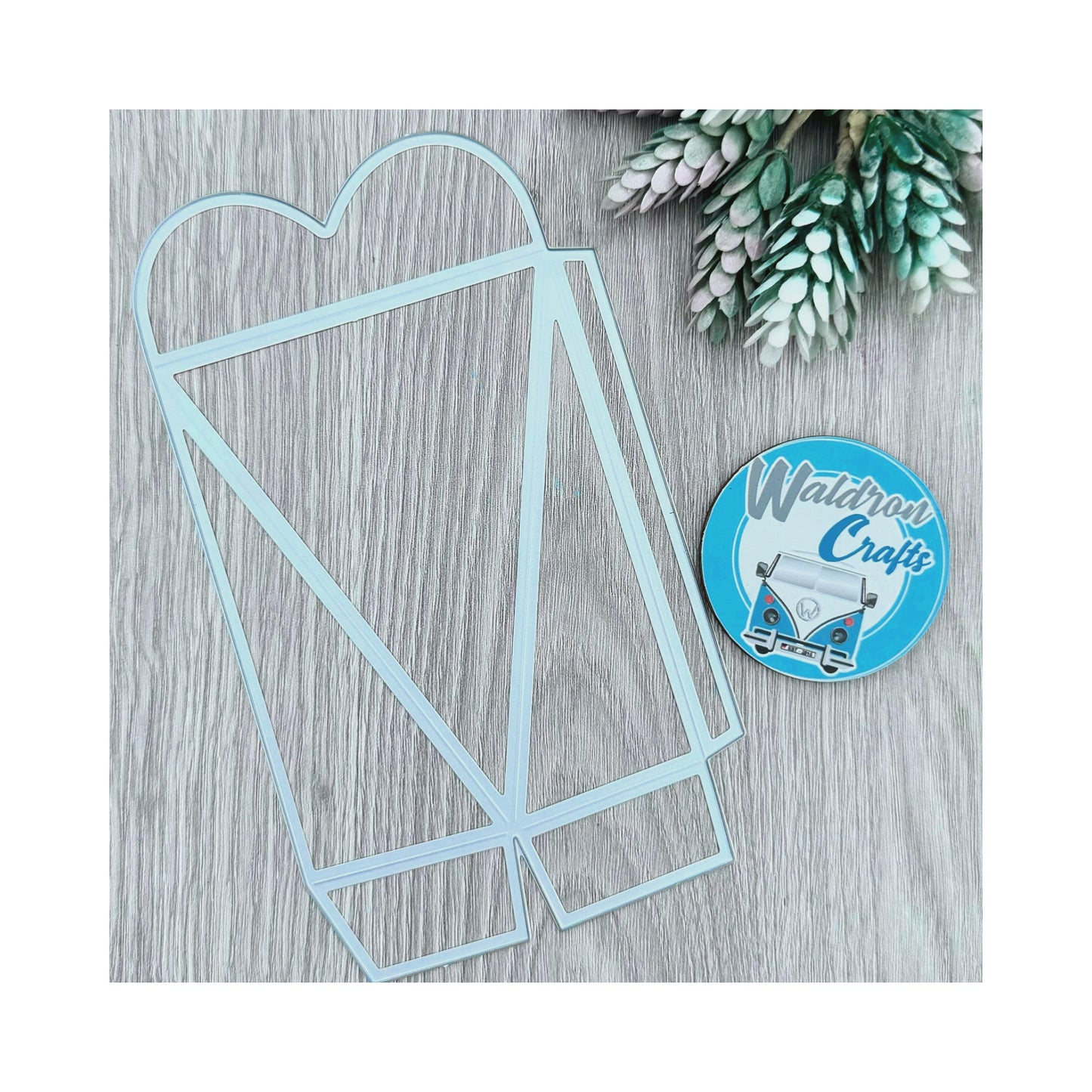 Troquel Caja Corazón