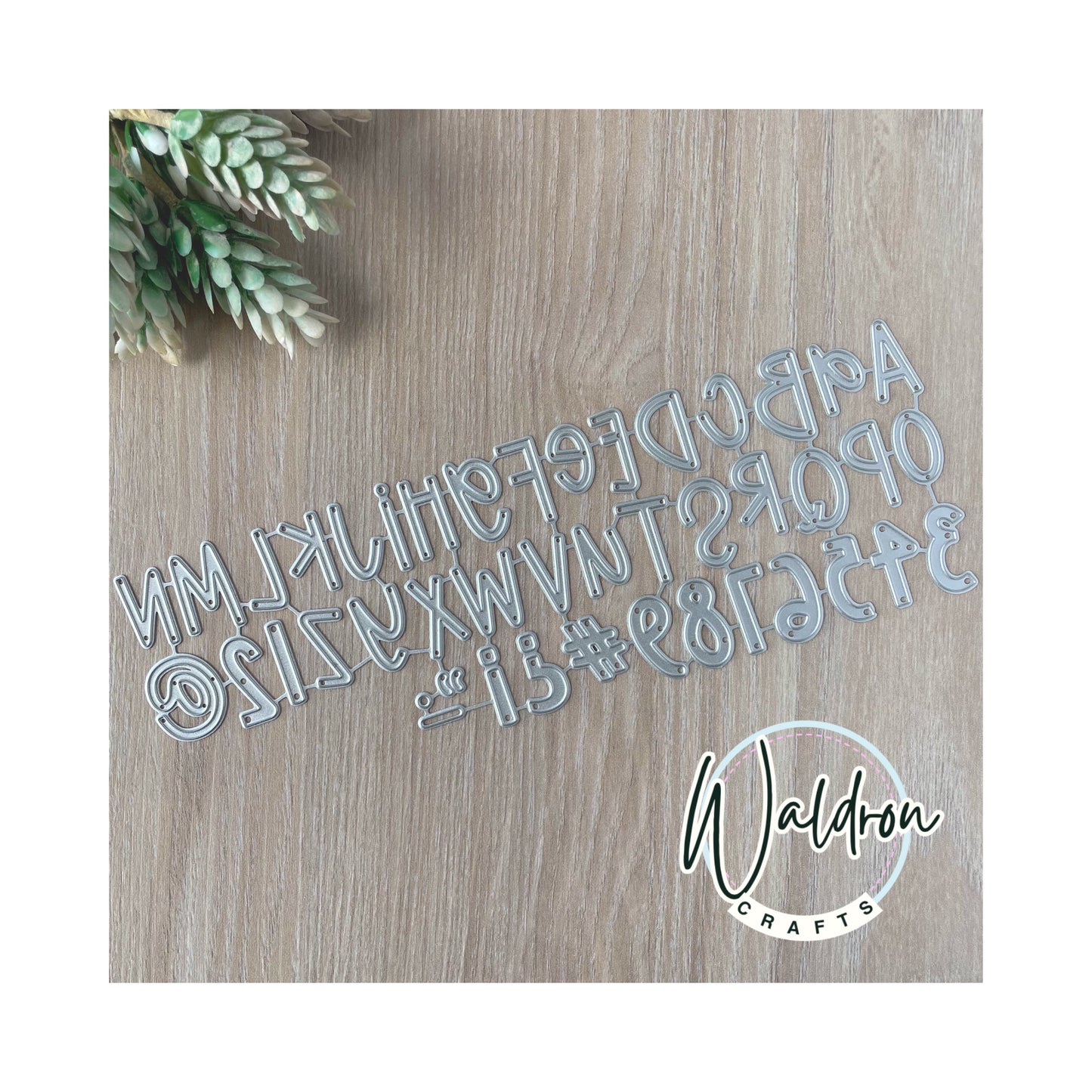 Troquel Abc Delgado + Número