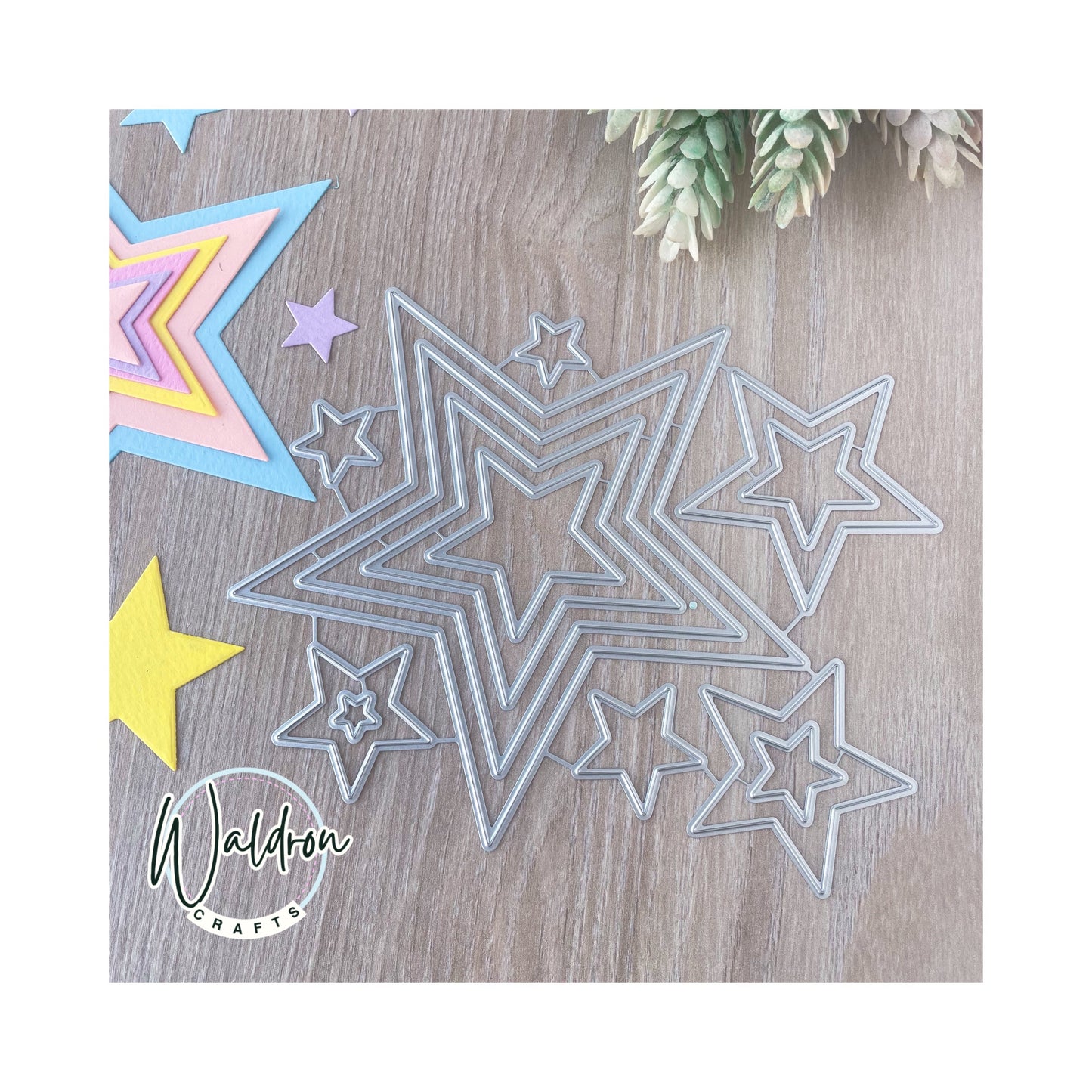 Troquel Estrellas Set x 13