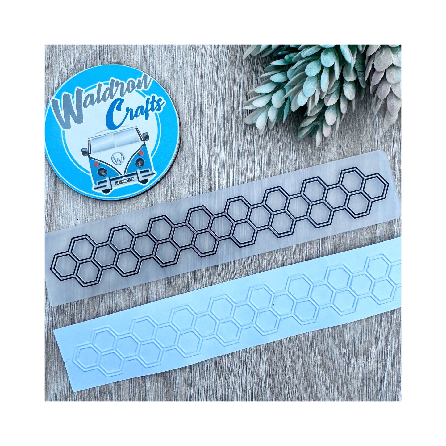 Mosaic ambossing folder