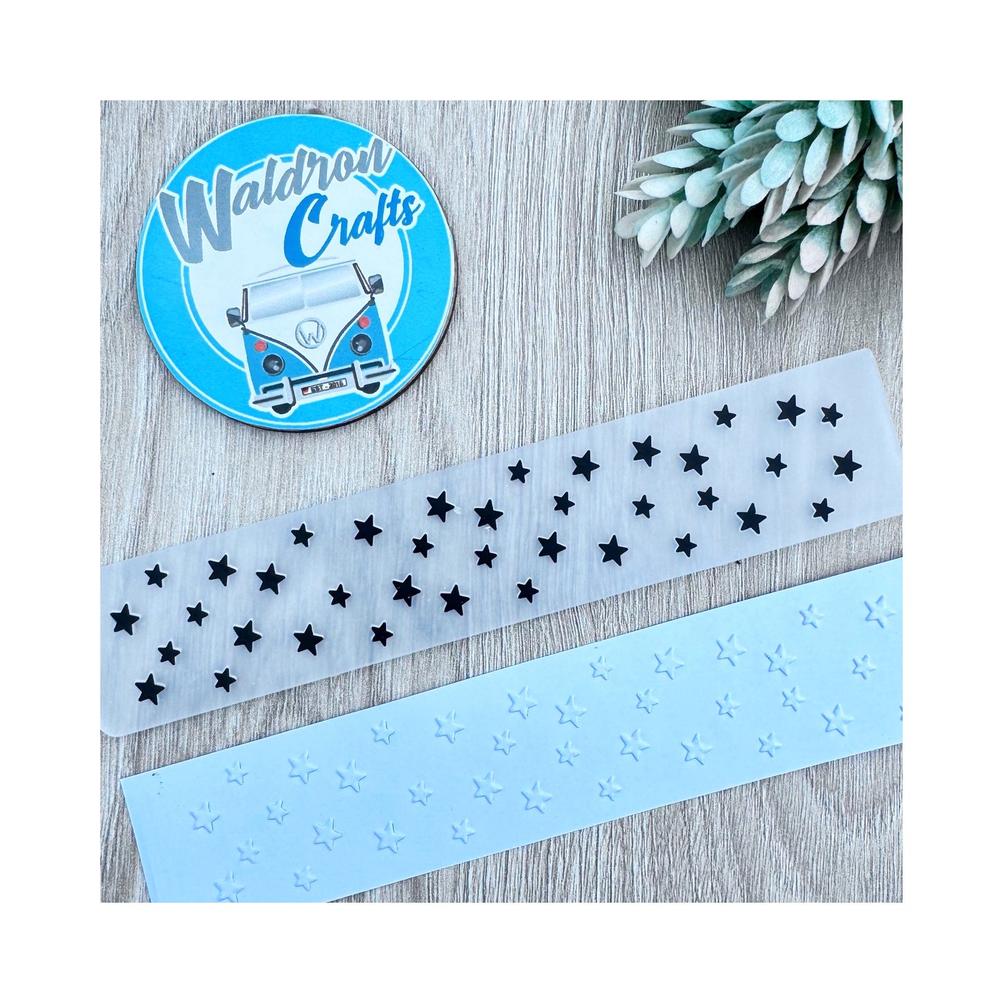 Embossing folder stars