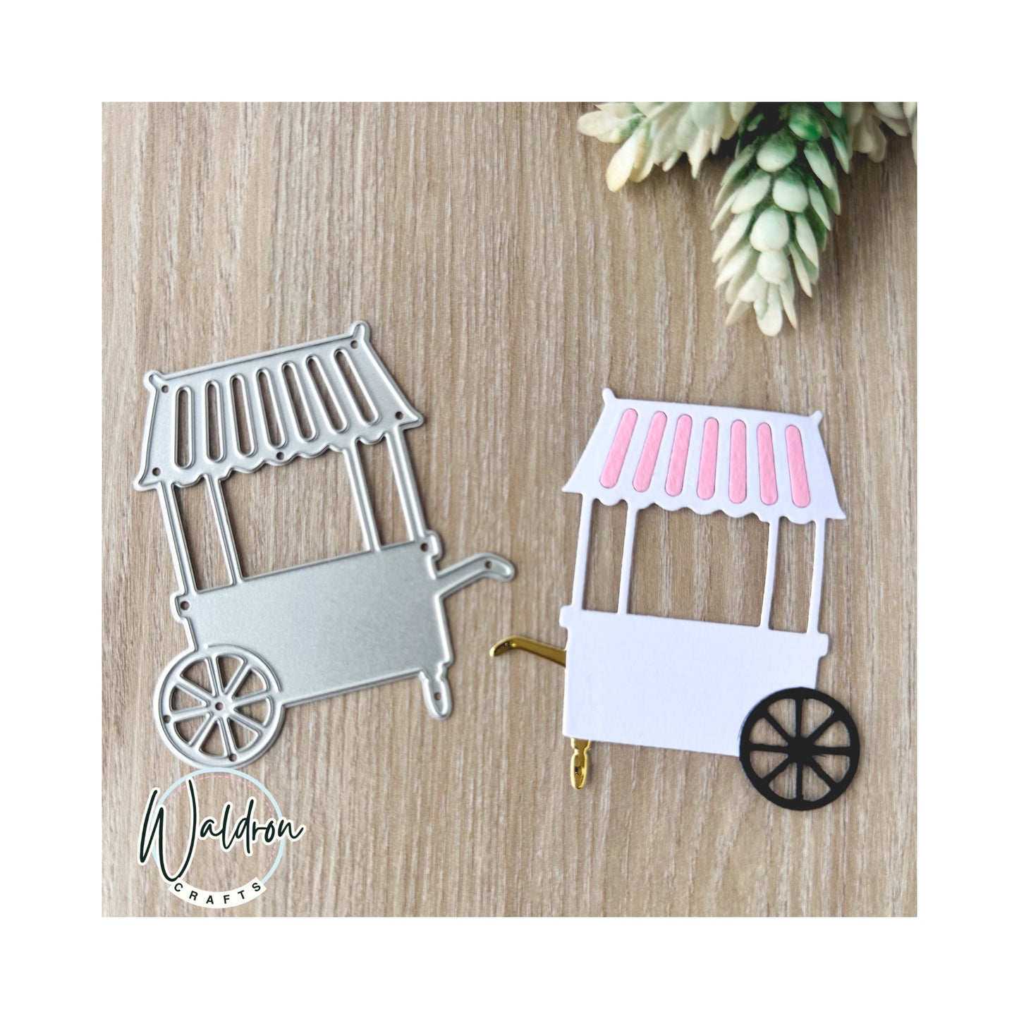 Troquel Carrito de Dulces