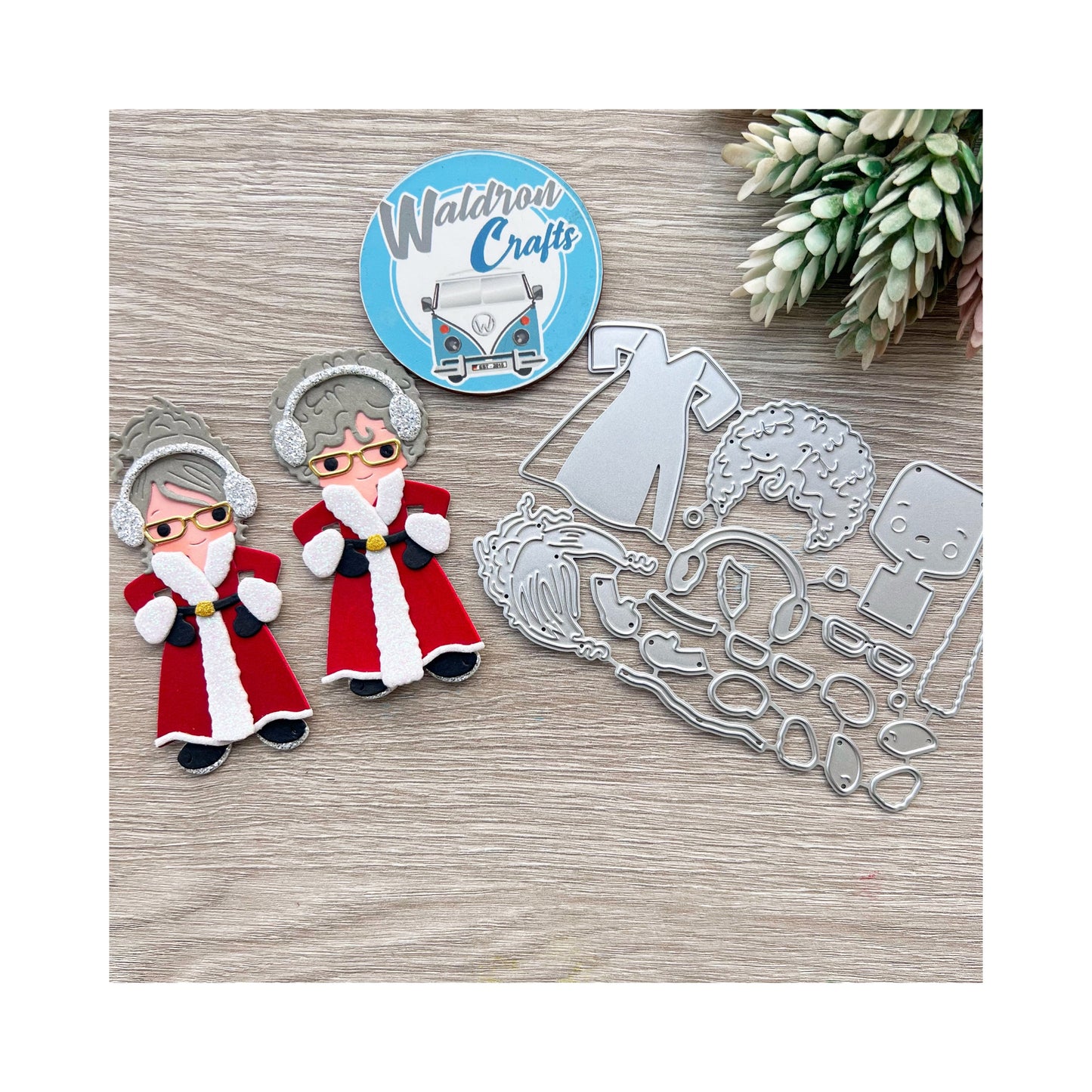 Troquel Mrs. Claus X 2