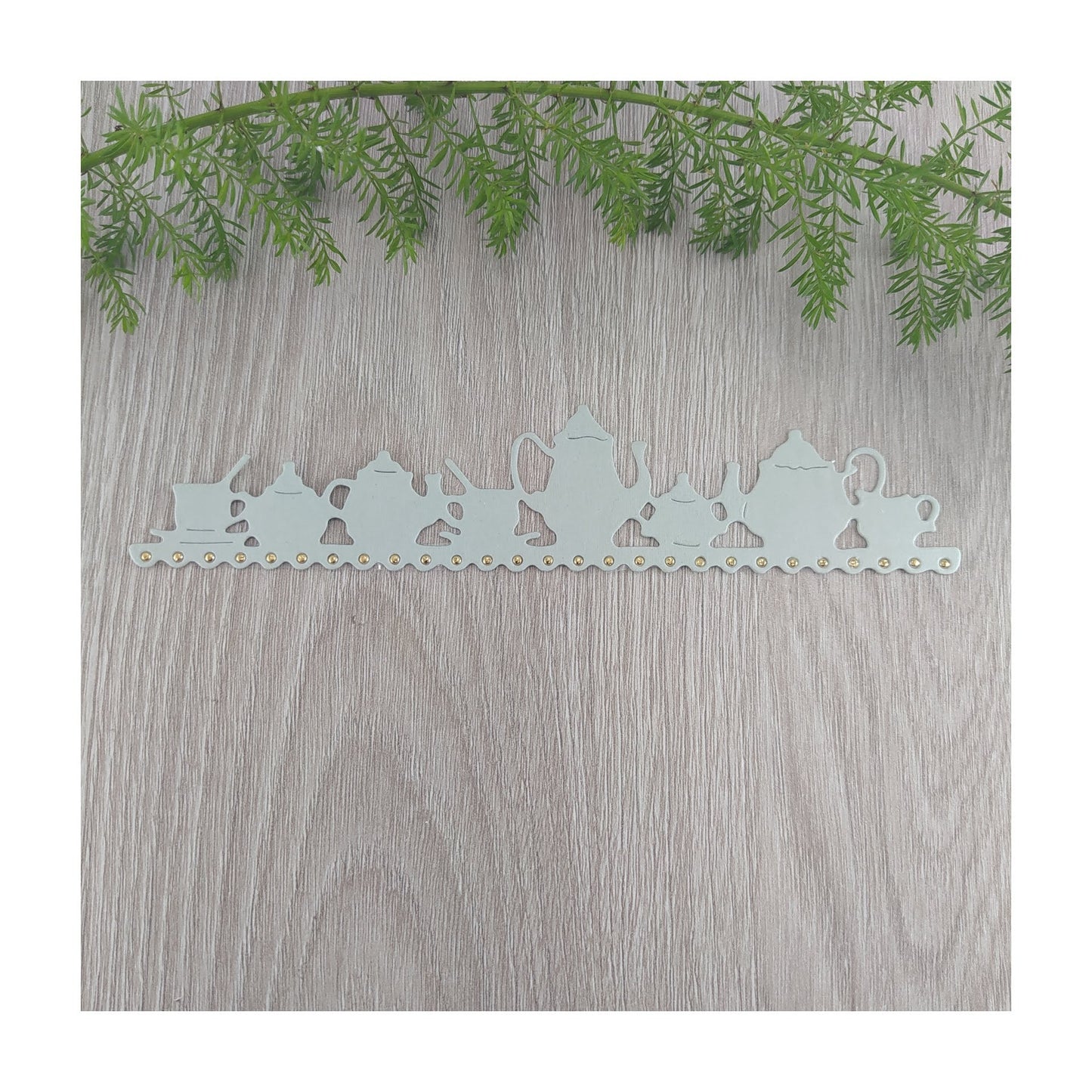 Troquel Cenefa Tazas de Té.