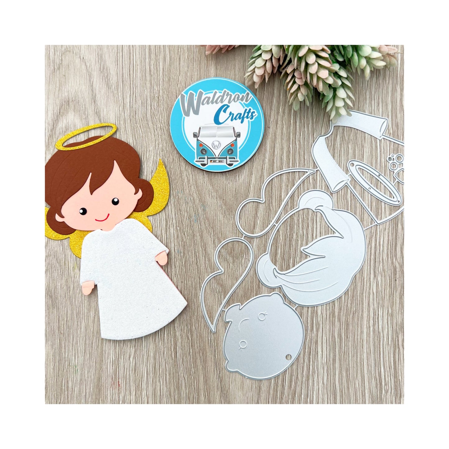 Troquel Angelito Niña