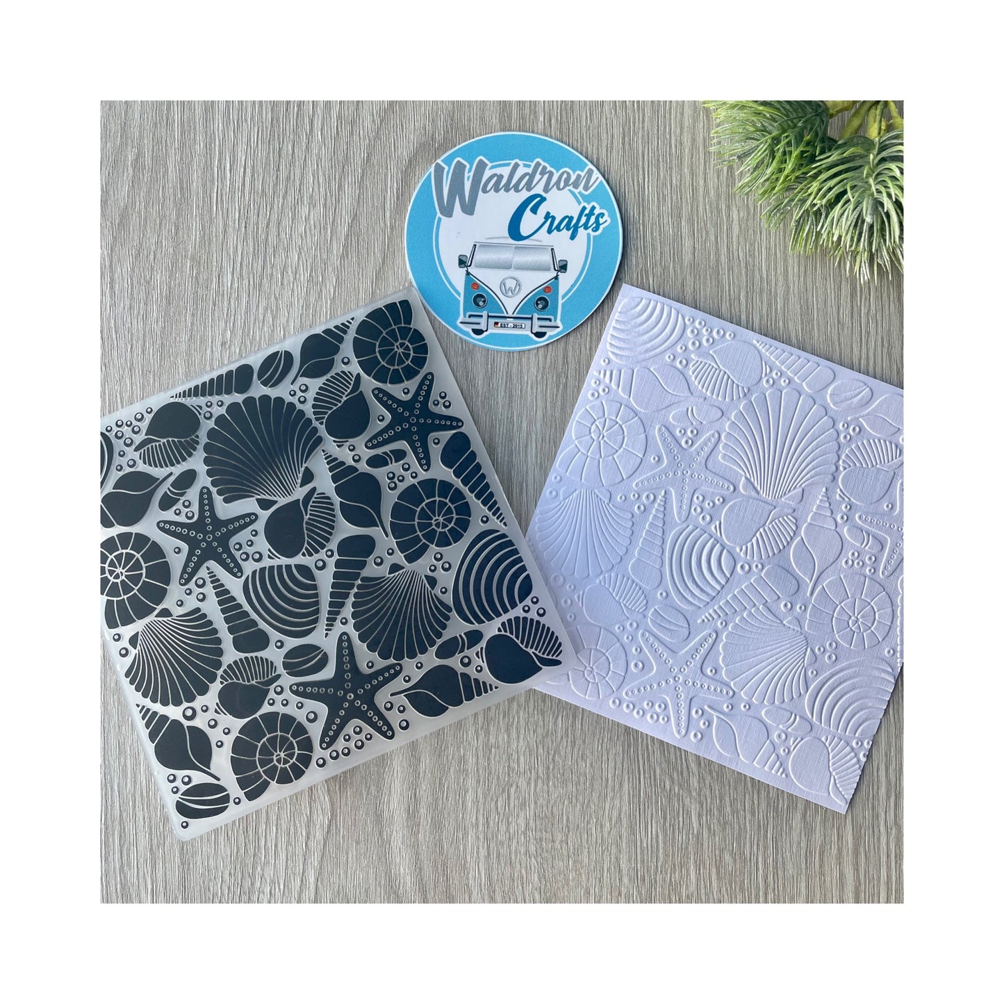 Sea Shells Embossing Folder