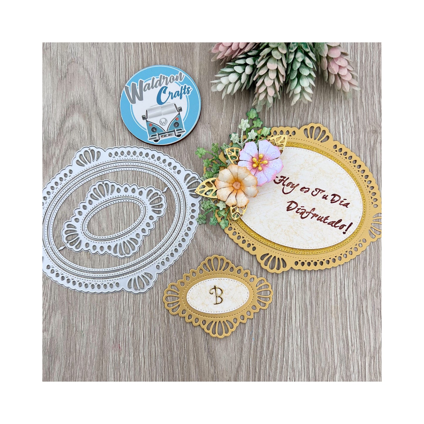 Oval Doilies Die Set x 2