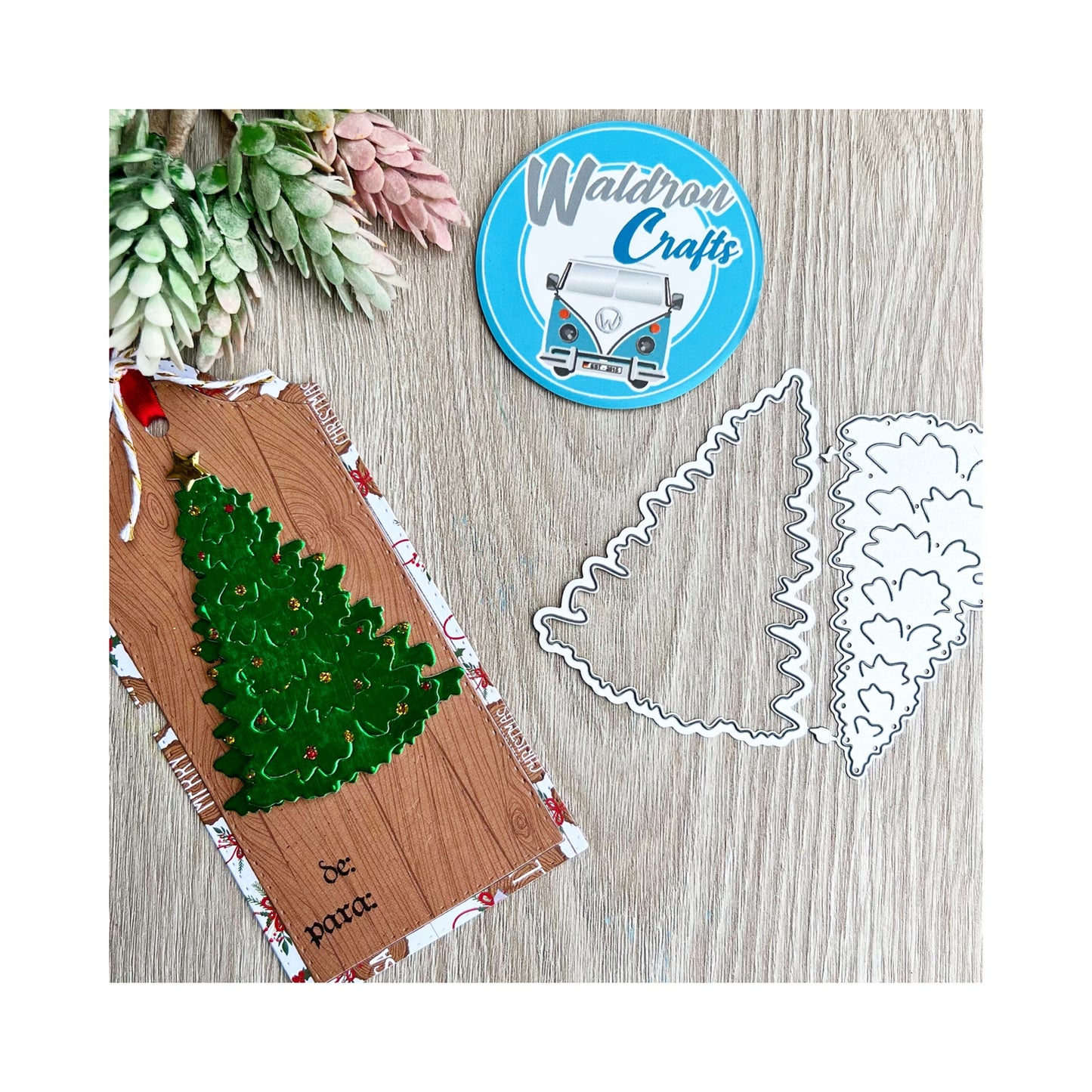 Christmas Tree Die x 2