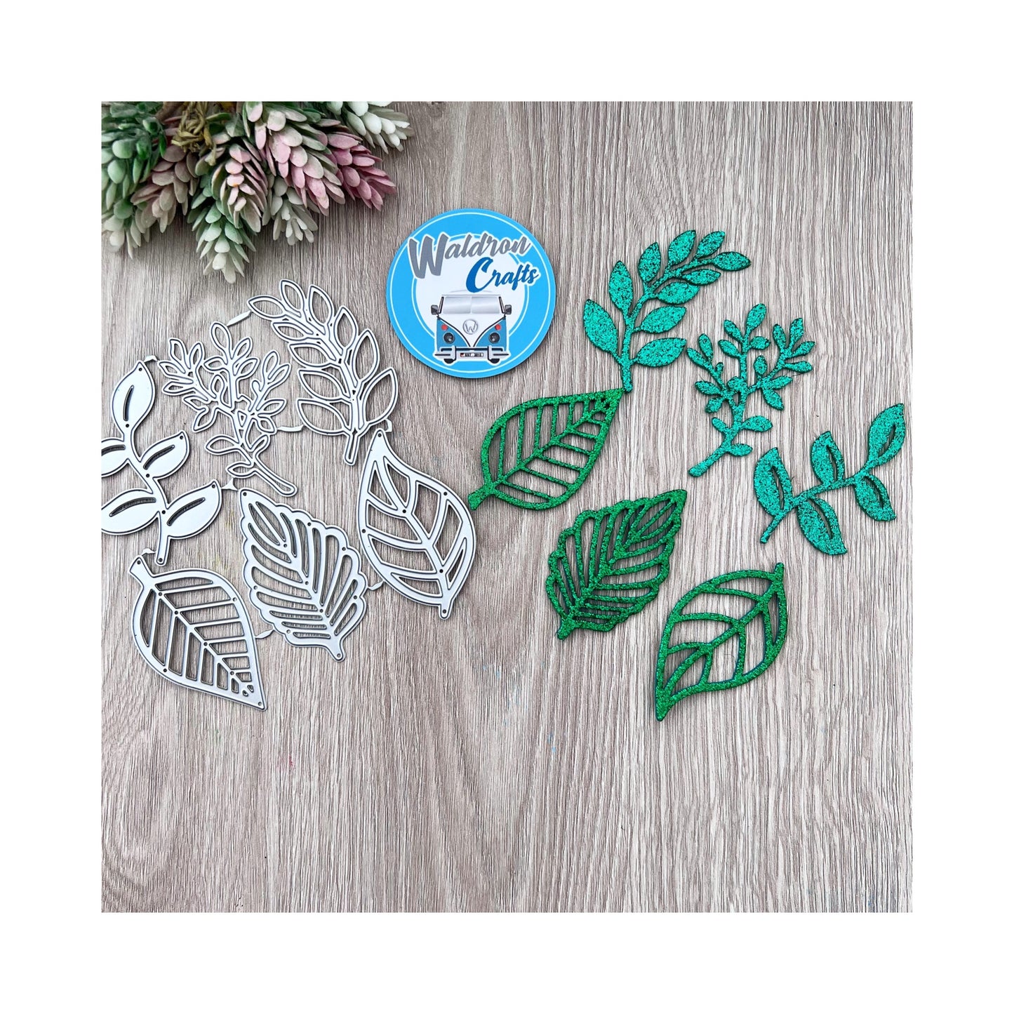 Troquel Hojas+ Ramas Set x 6