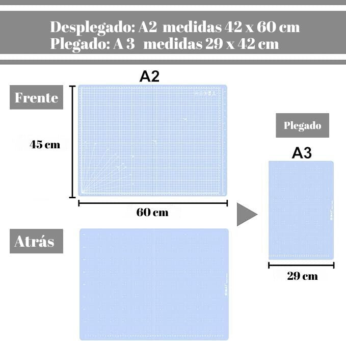 Tapete de Corte 60 x 45 cm.