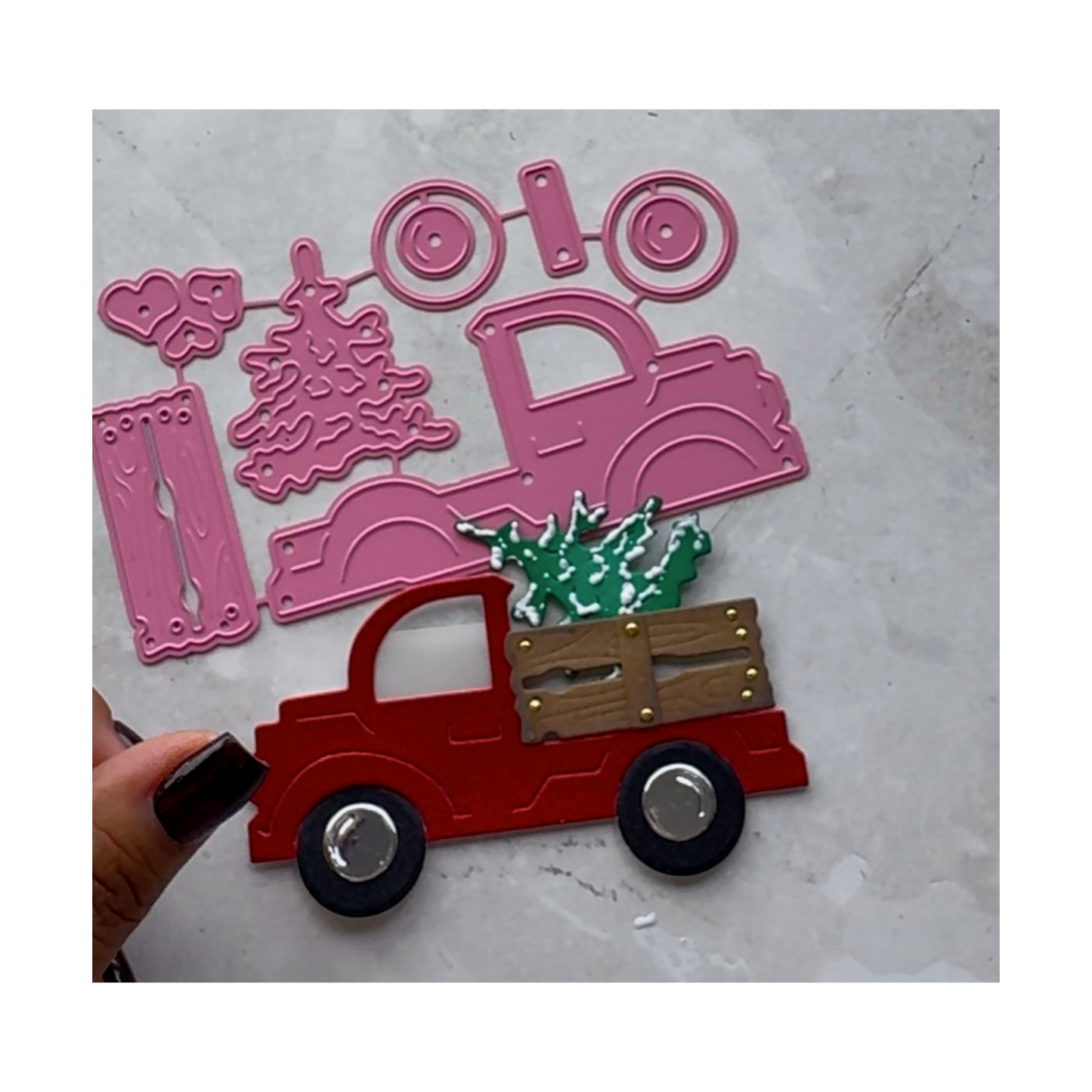 Troquel Camión de Navidad