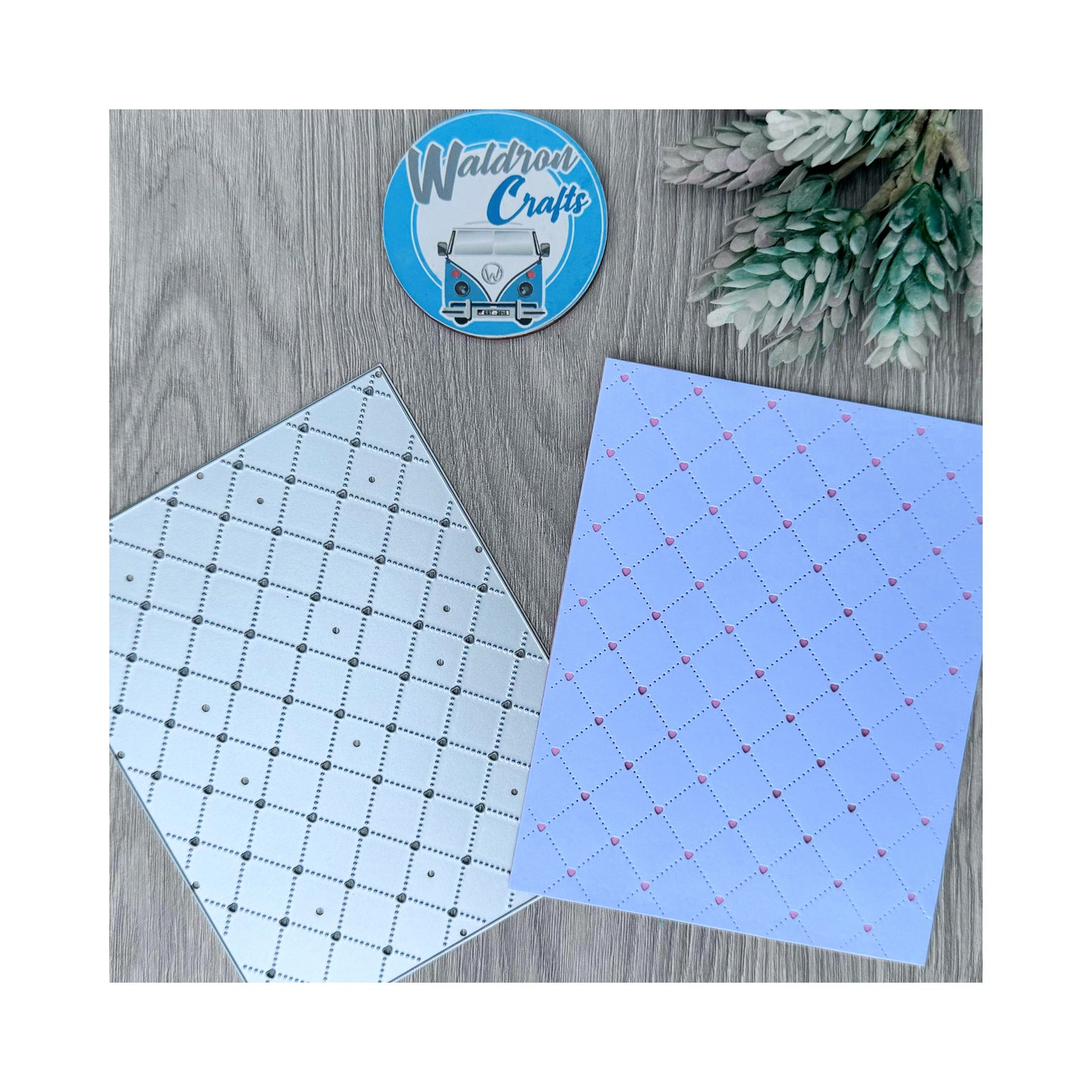 Troquel Fondo Corazones