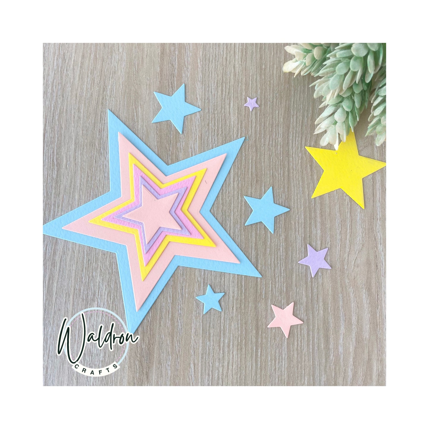 Troquel Estrellas Set x 13