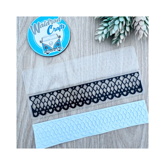 Ambossing folder Lace hearts