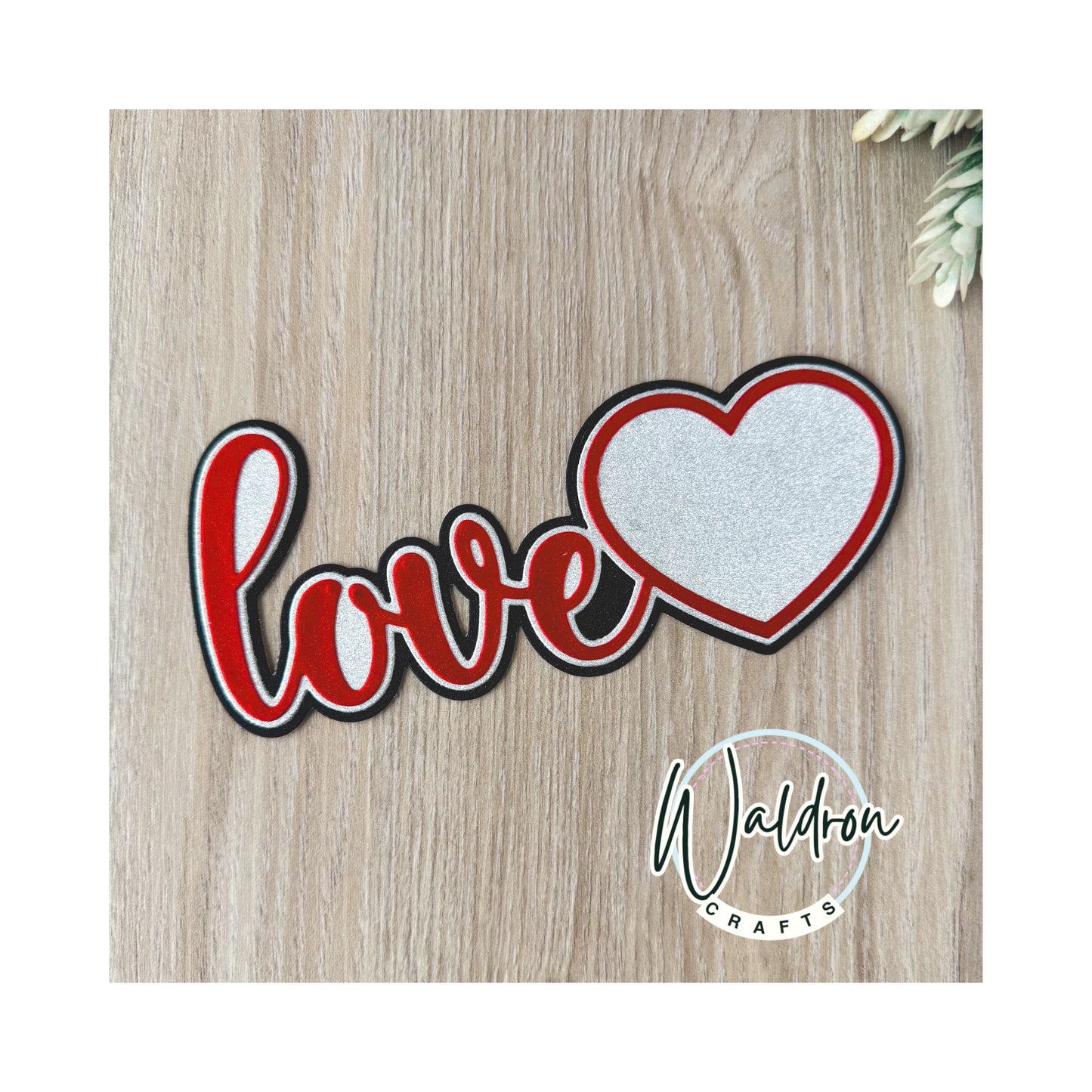 Troquel Love + Fondo