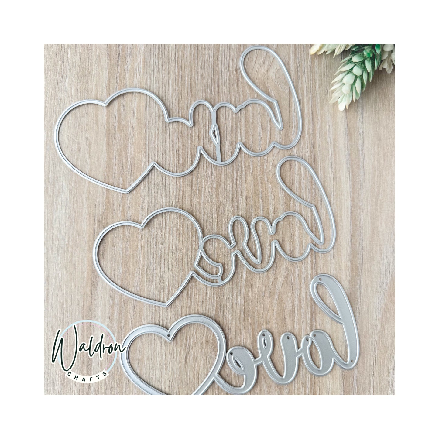 Troquel Love + Fondo