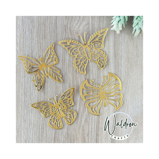 Troquel butterflies x 4