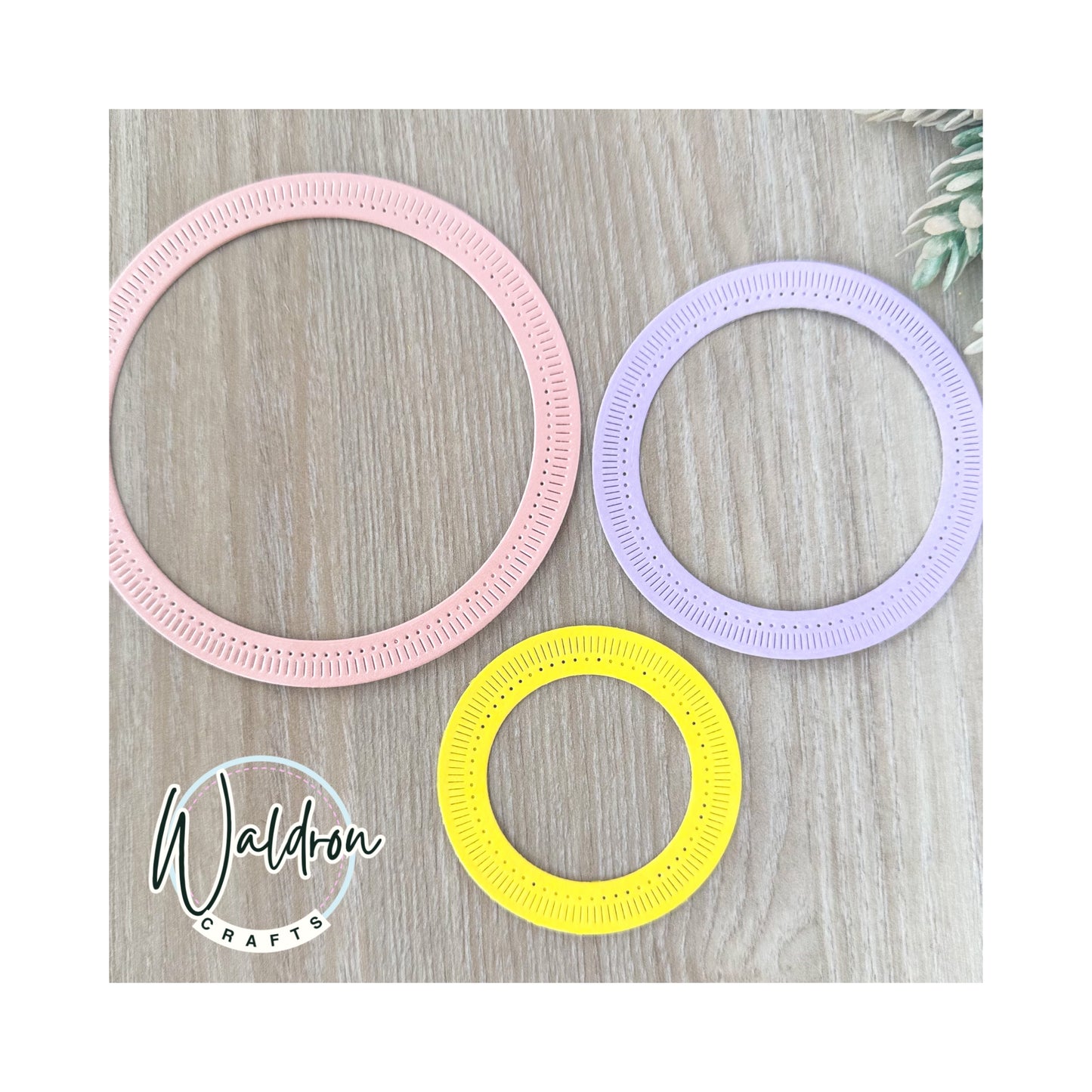 Troquel Círculos Rayitas