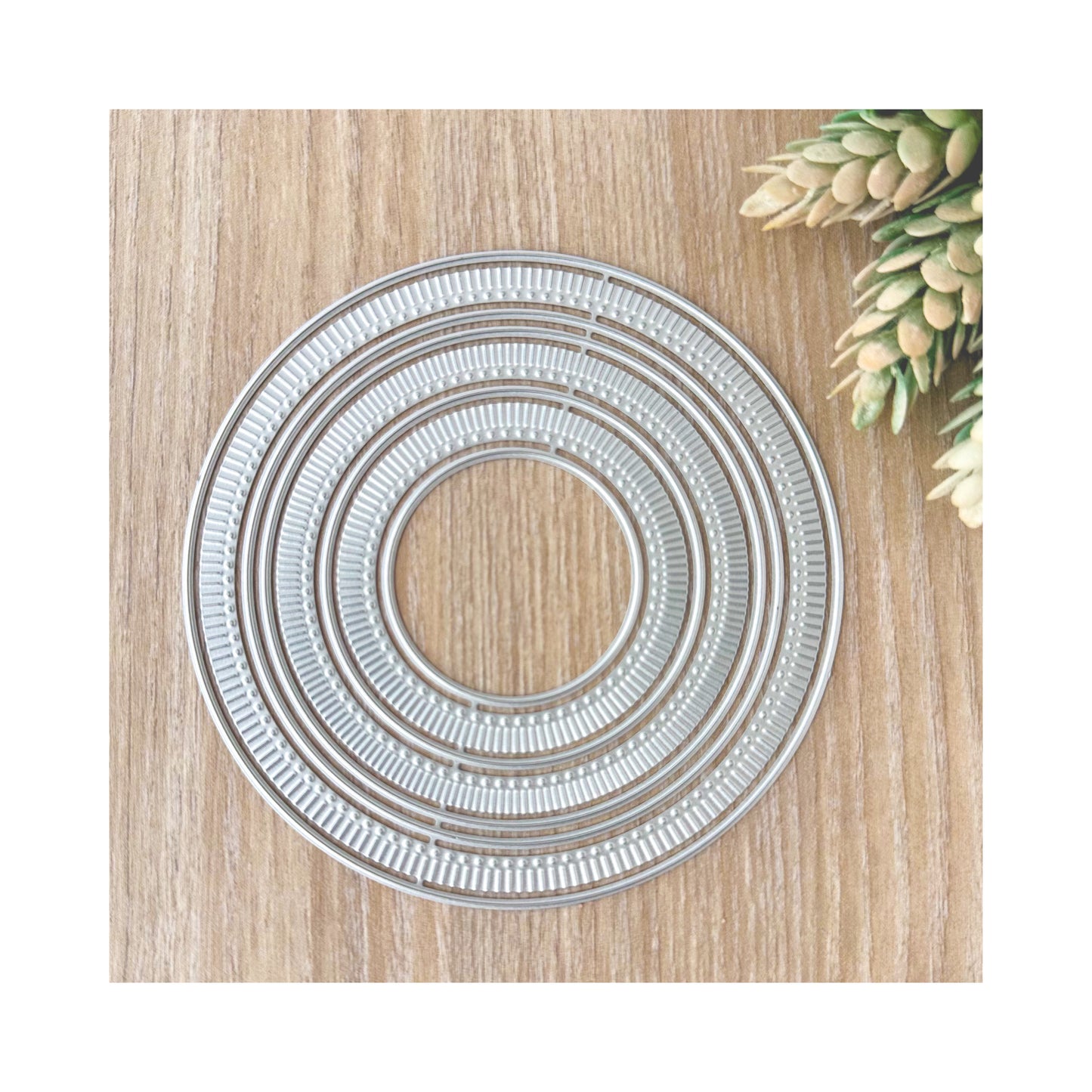 Troquel Círculos Rayitas