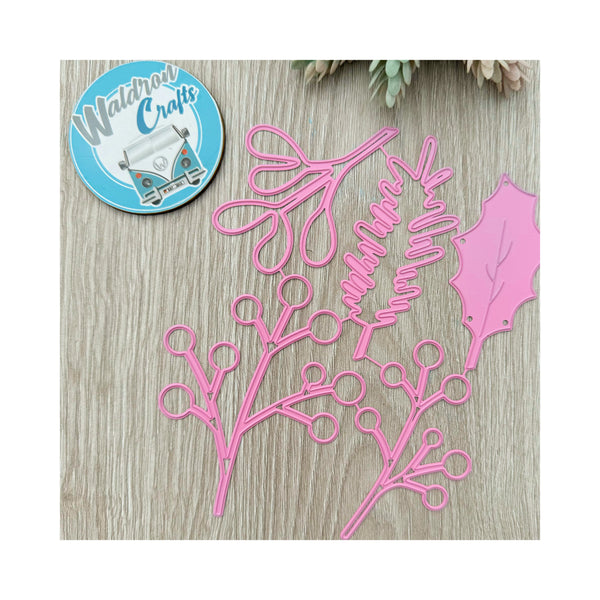 Troquel Christmas branches