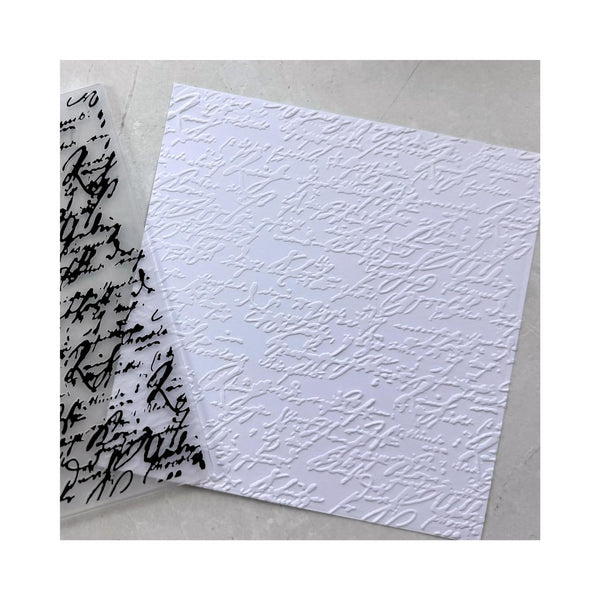 Carpeta de Embossing Manuscrito