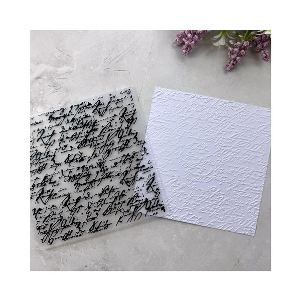 Carpeta de Embossing Manuscrito