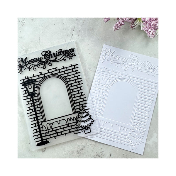 Carpeta de Embossing Escena Navideña