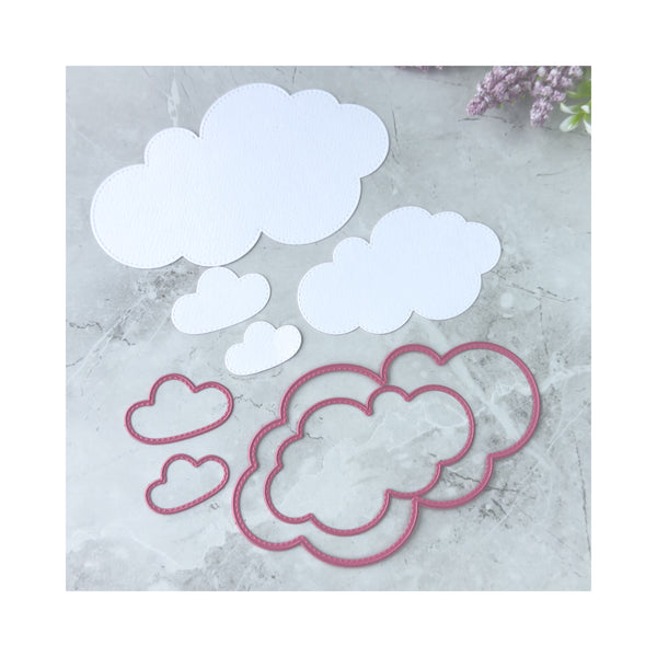 Troquel Nubes Pespunteadas