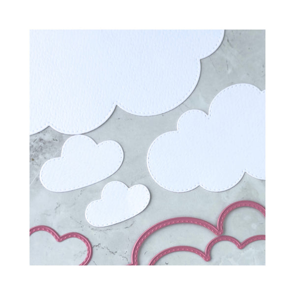 Troquel Nubes Pespunteadas