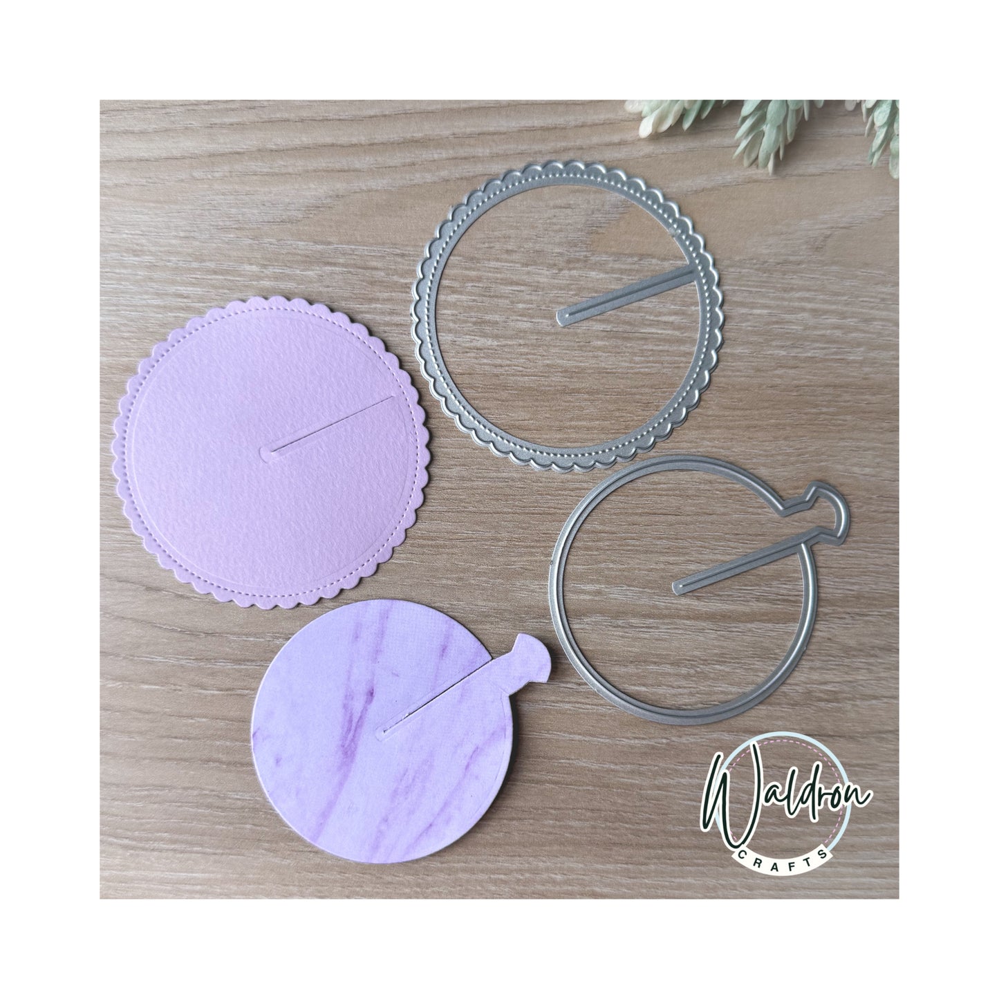 Troquel Círculo Tarjeta Interactiva