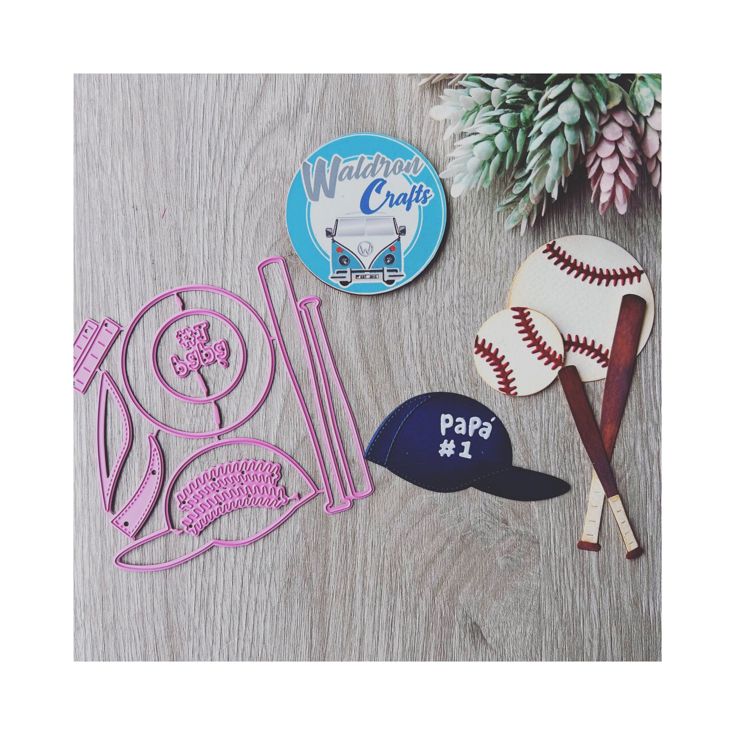 Die Set Baseball Dad #1