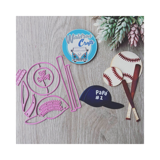 Die Set Baseball Dad #1