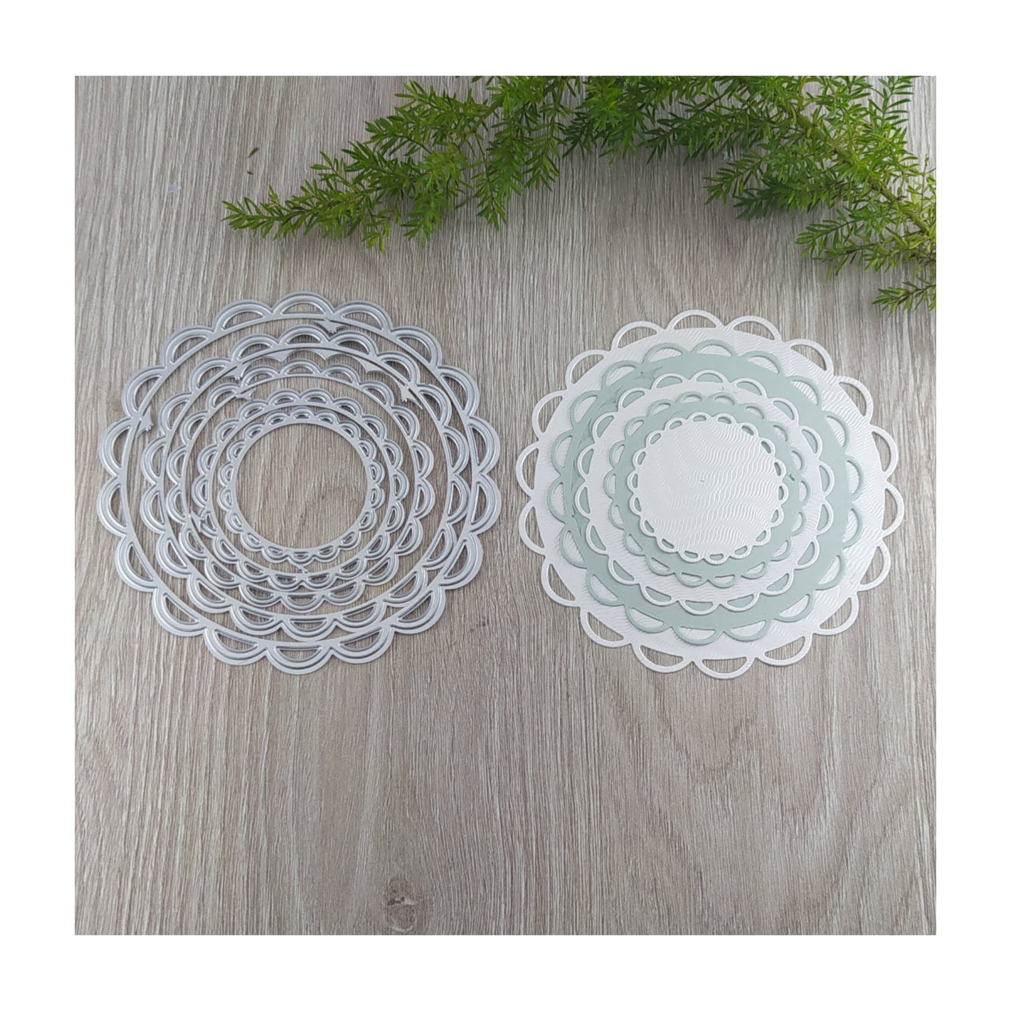 Troquel Círculos Moritas X 5.