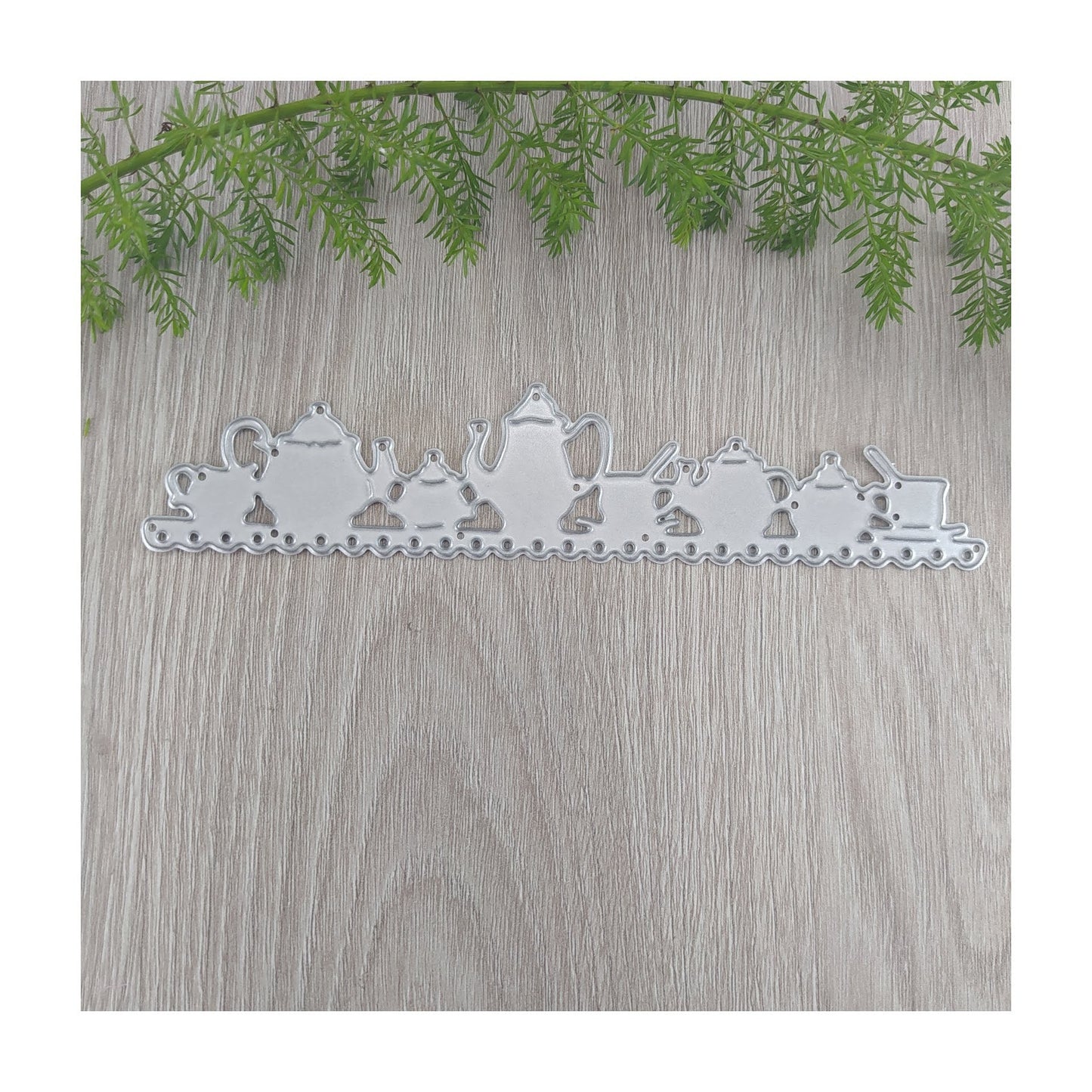 Troquel Cenefa Tazas de Té.