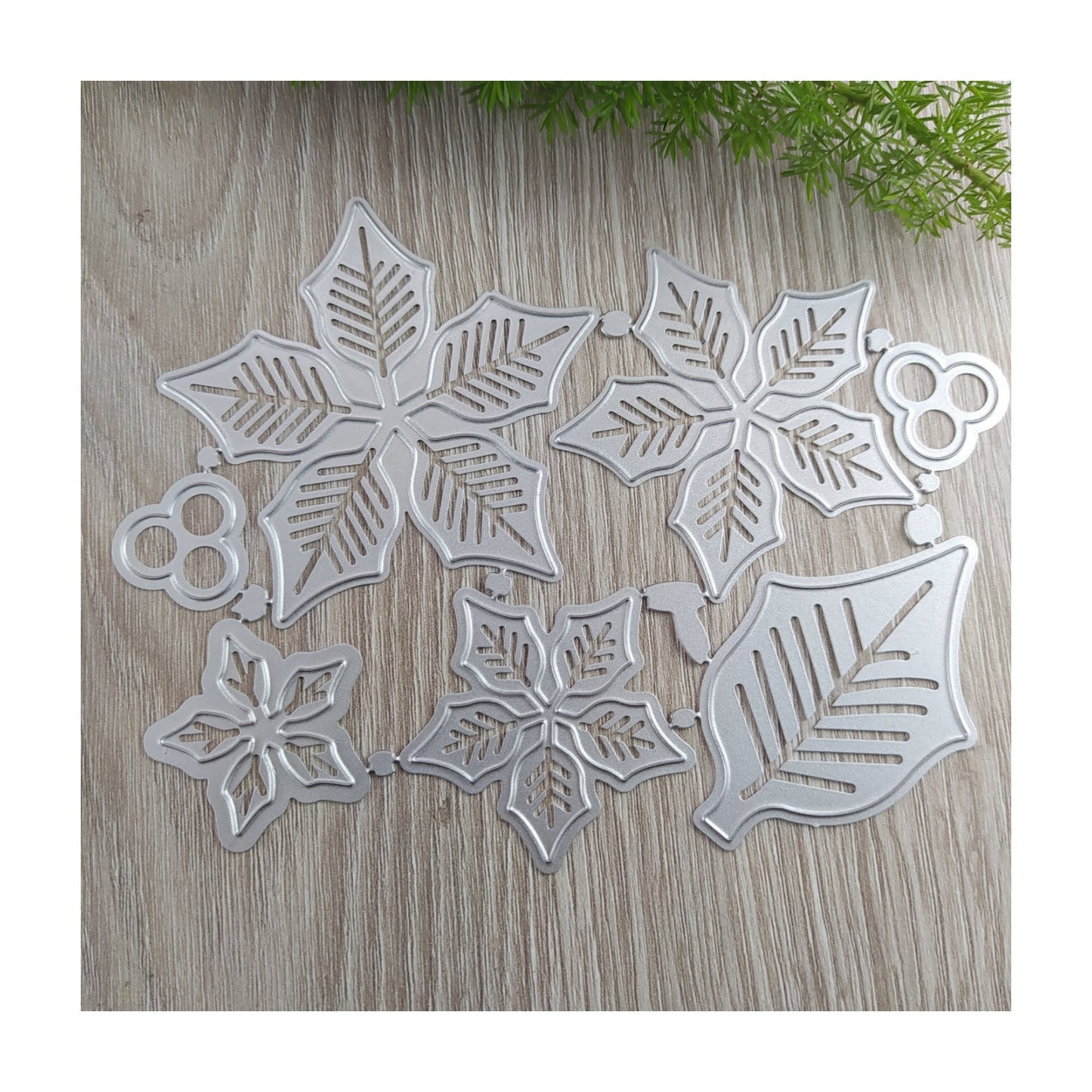 Troquel Flor Poinsettia.