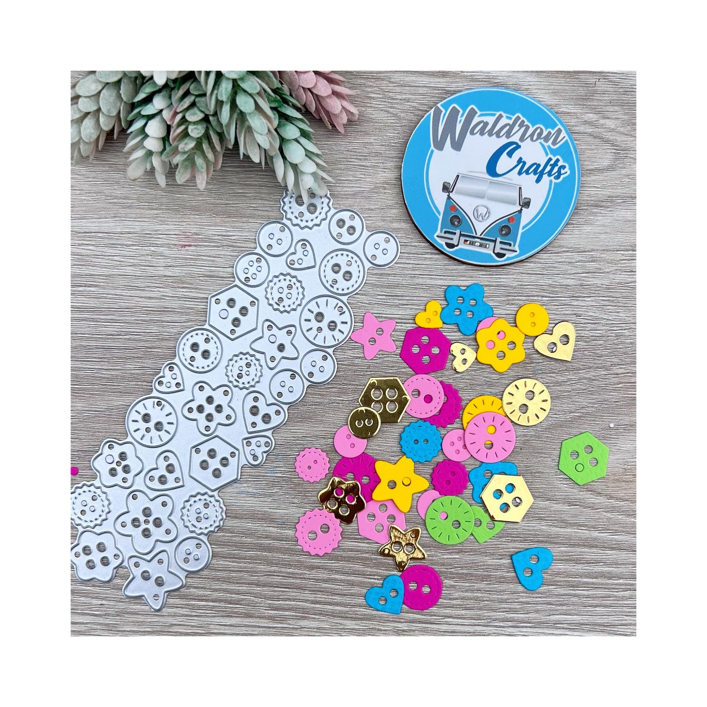 Troquel Botones Set x 29