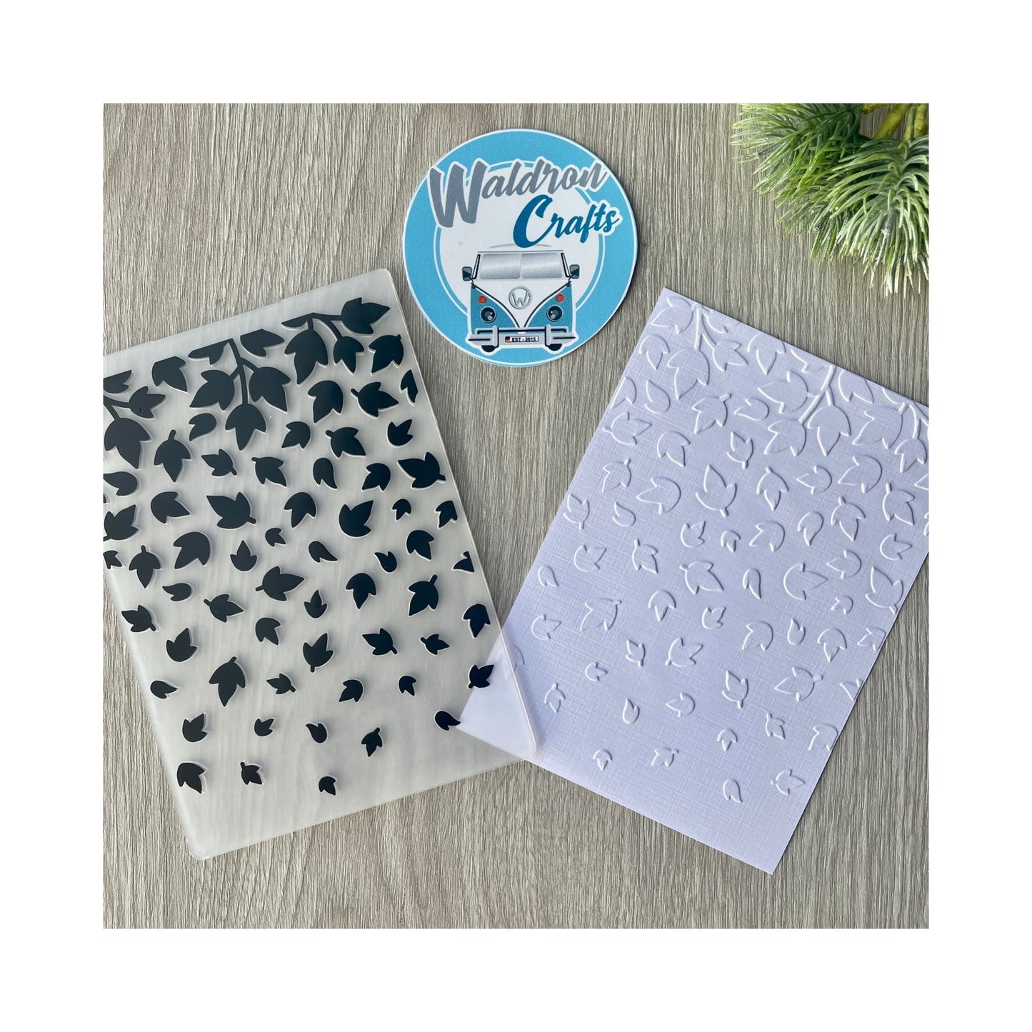 Rain of Leaves Embossing Folder