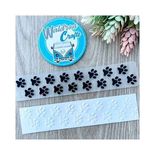 Border Embossing Folder Footprints