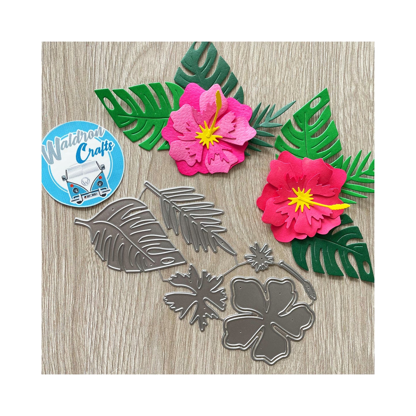 Troquel Flor Tropical