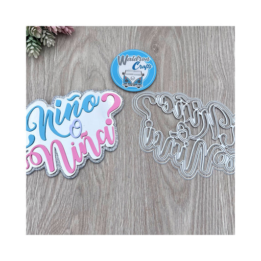 Boy or Girl Topper Die + Double Bottom