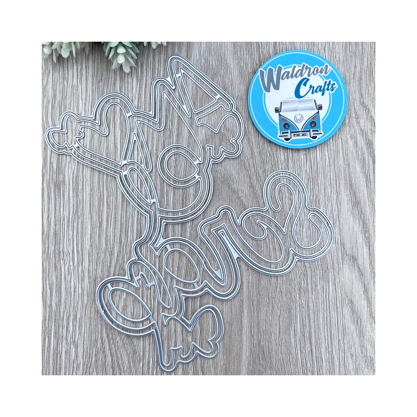 Troquel Amo el Scrap + Fondo