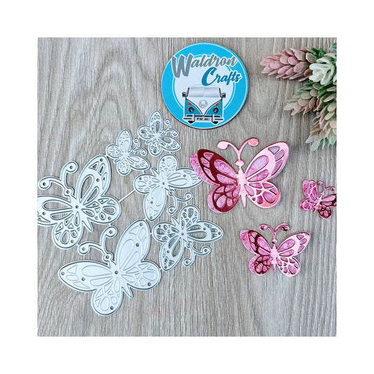 Troquel Mariposas 6 pcs