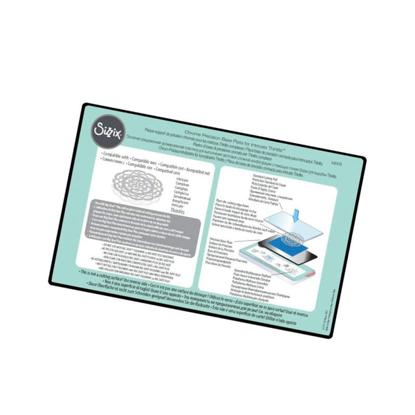 Precision base plate for intricate die cuts. Sizzix 
