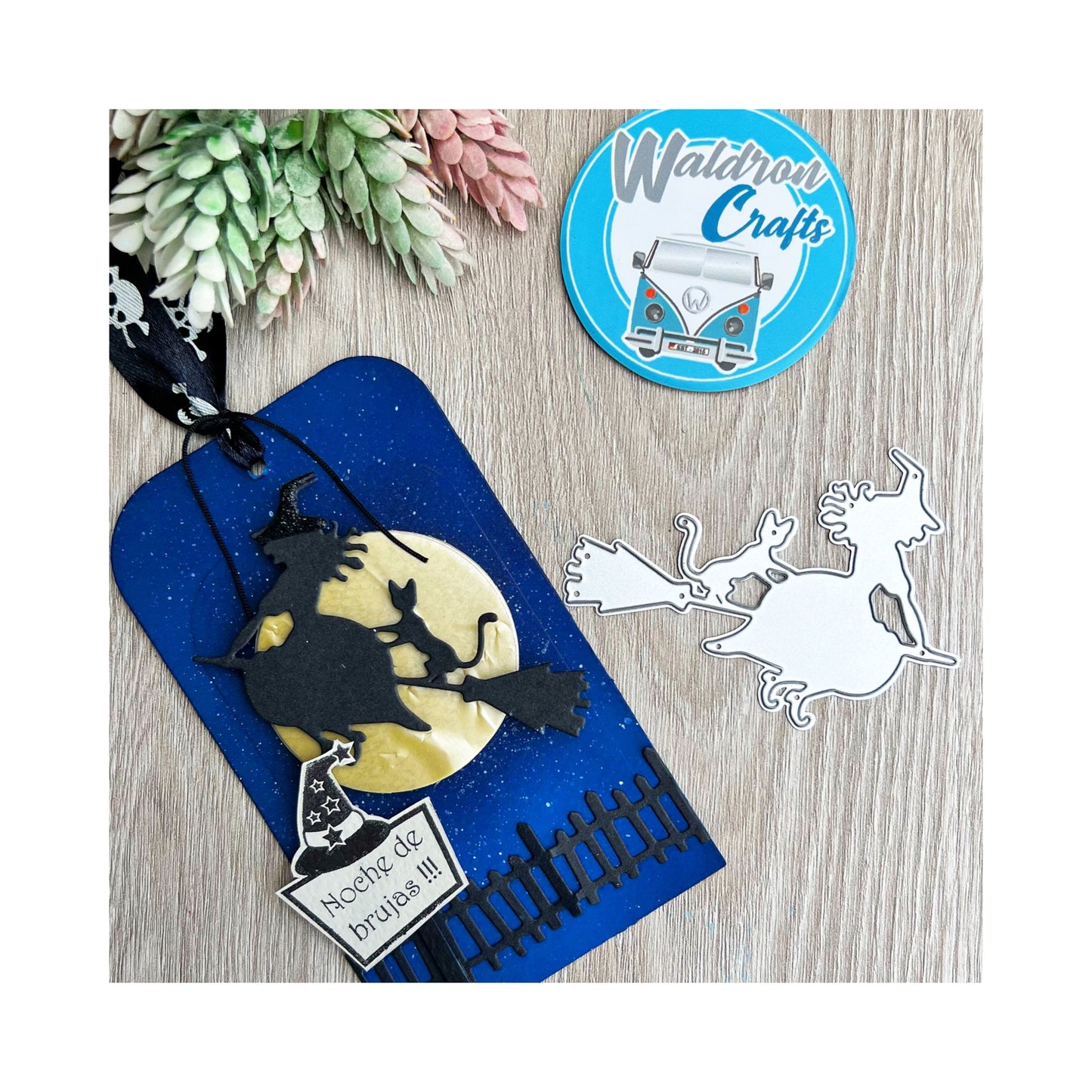 Troquel Bruja + Gato