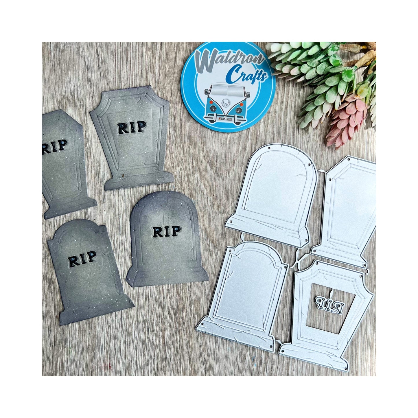 Troquel Lápidas x 4