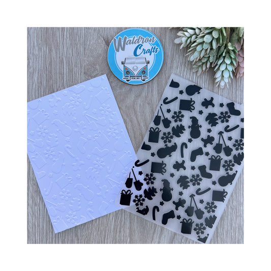 Christmas Embossing Folder